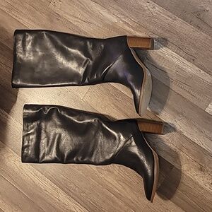Banana Republic Black Heeled Boots